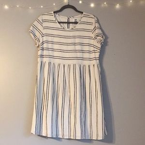 White Linen Dress
